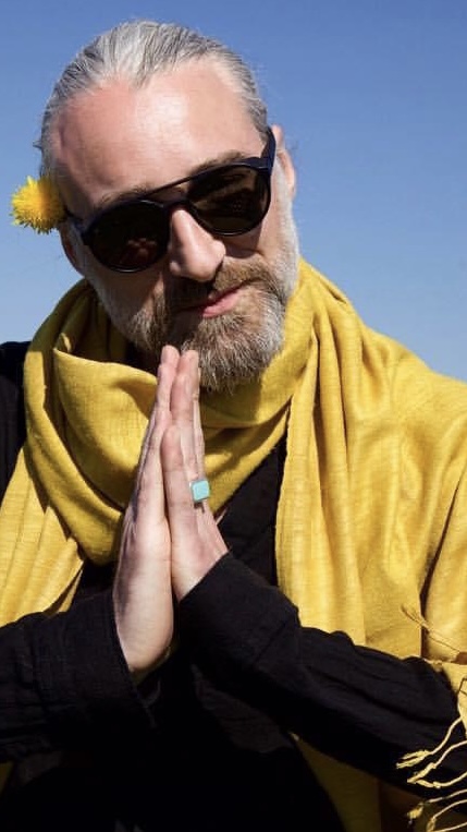 Eri Twill Scarf Turmeric Yellow - Image 3